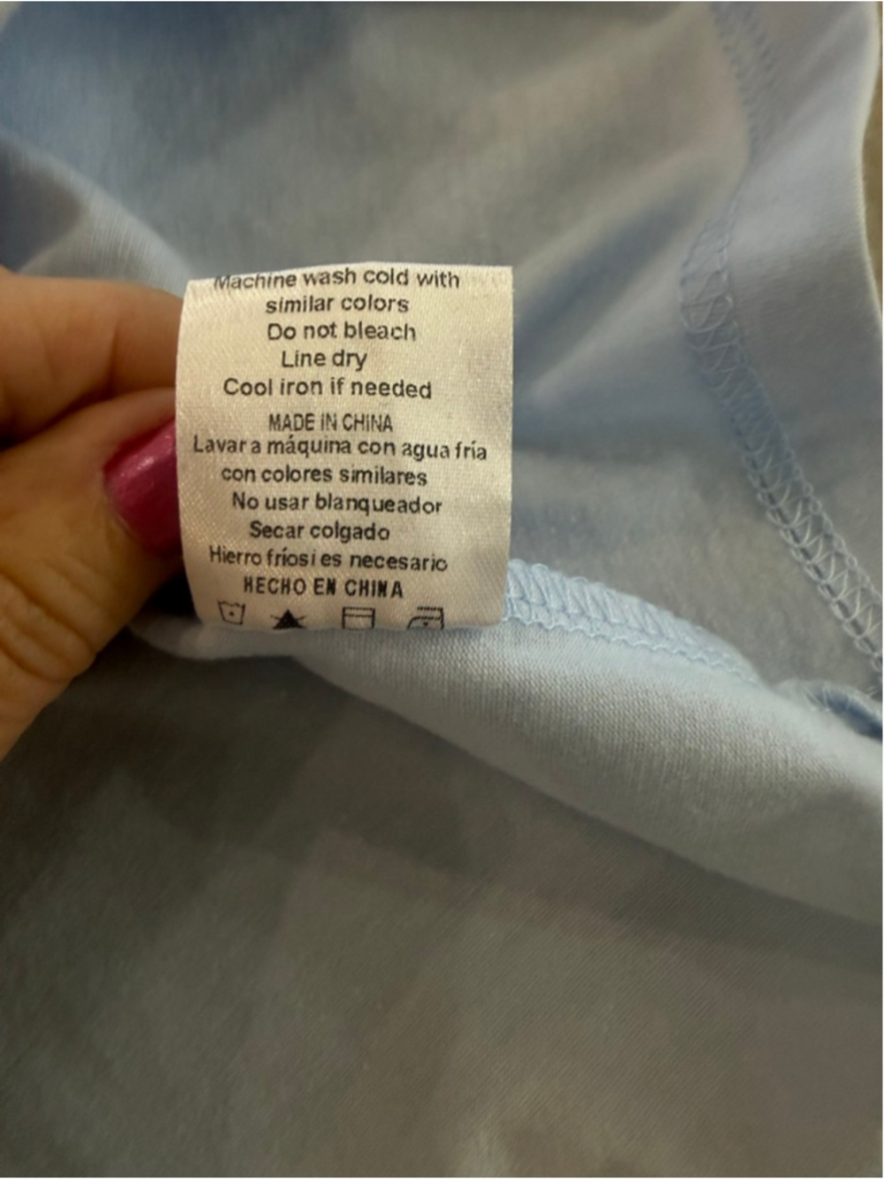 Ontwelfth Light Blue Ruffle Sleeve Short Sleeve Tee 1X - Picture 8 of 8